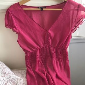 Pink blouse